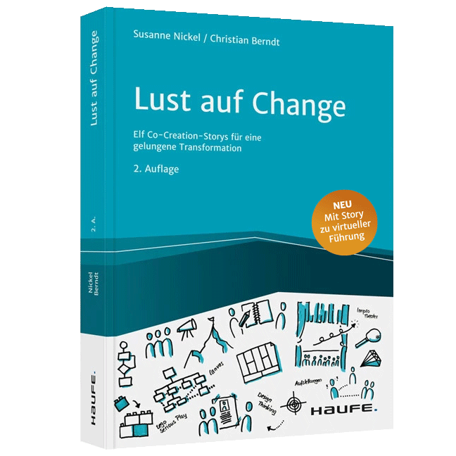 Buchcover Lust auf Change mit Co-Creation-Storys